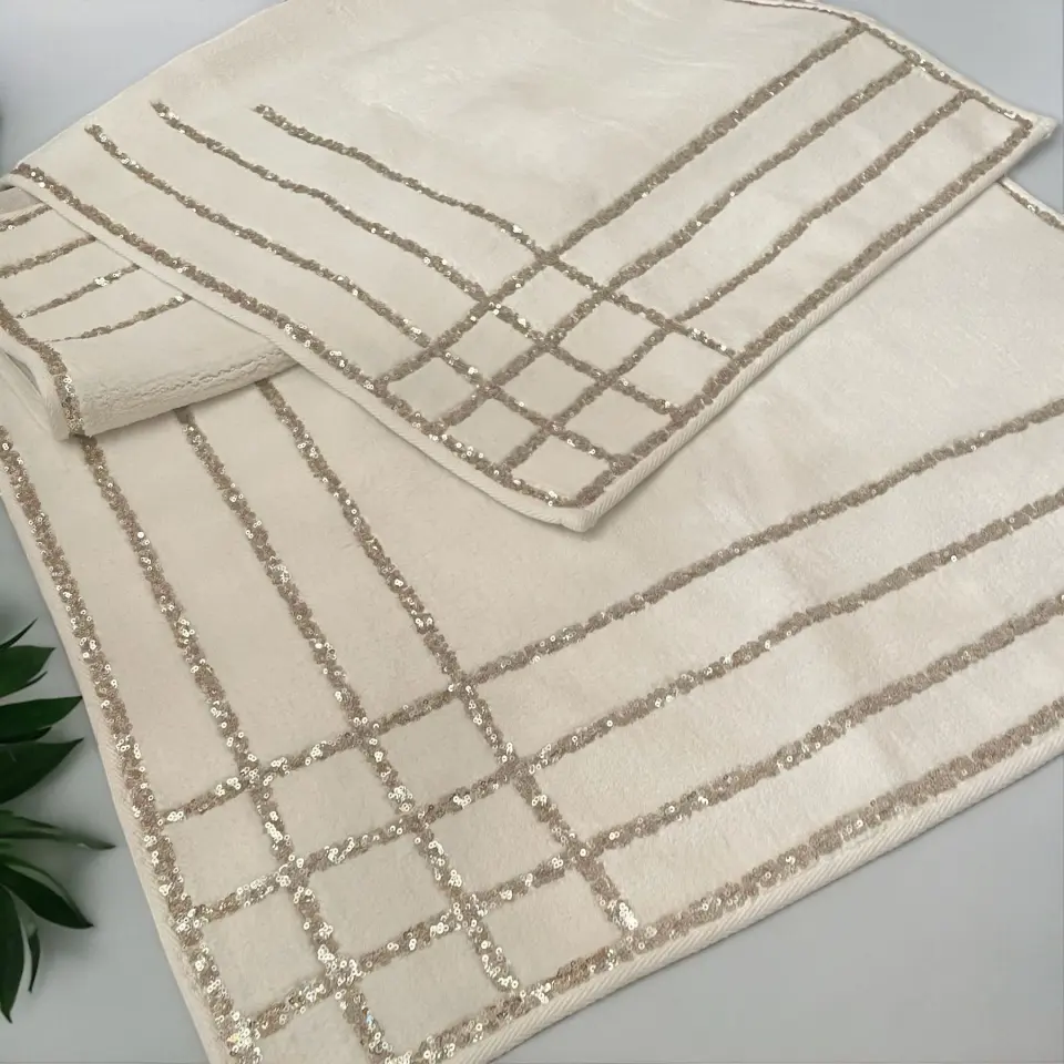 Bronze Sequined Doormat 120cm