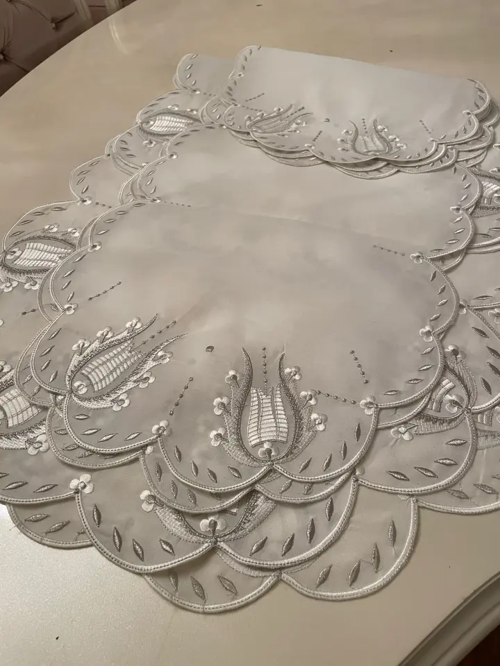 Silver Maraş Work Salon Set