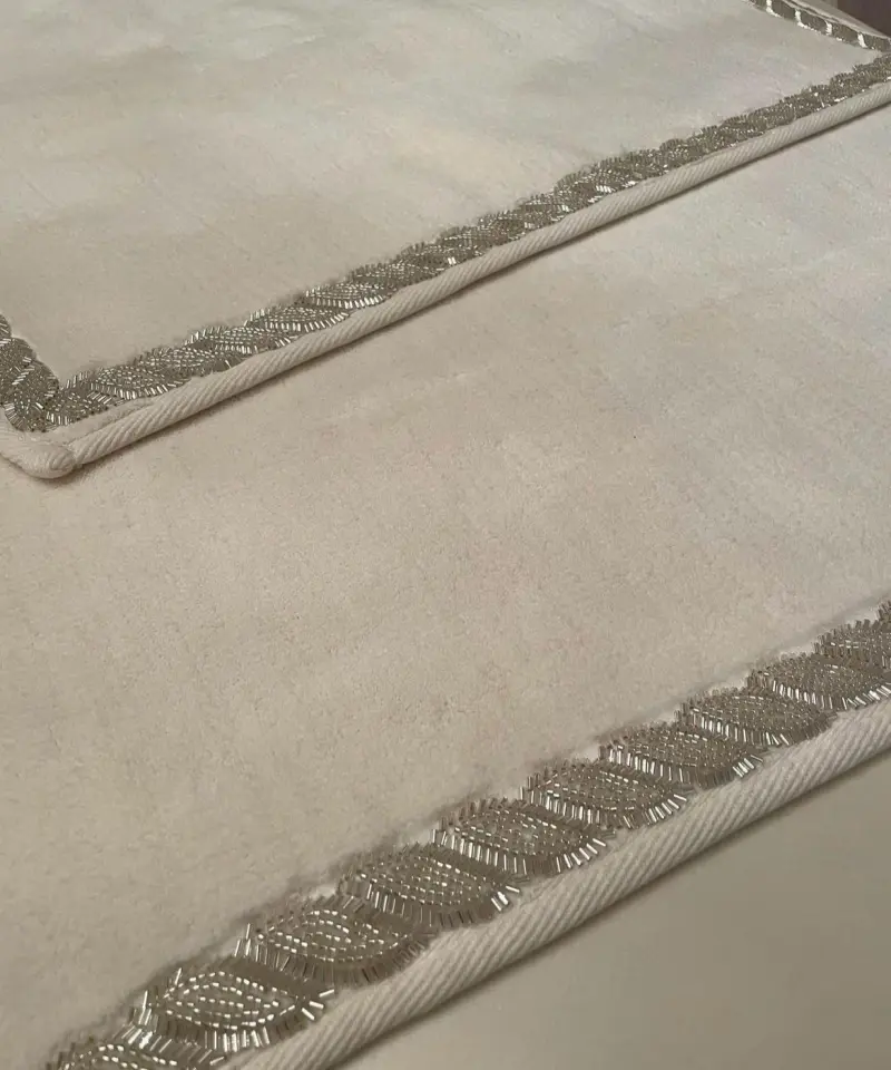 Silver Chain Rug Mat 150cm
