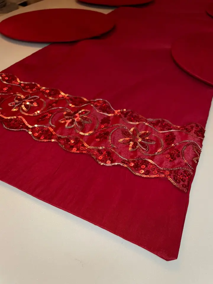 Kırmızı paletli runner