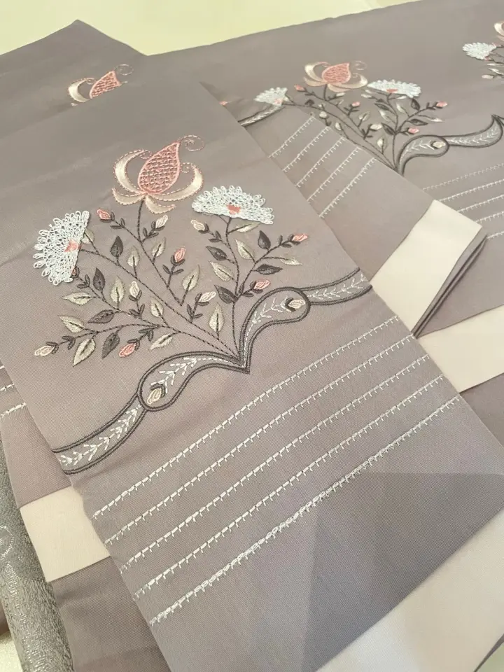 Luna İğne Oyalı Rokokolu Nevresim Pike Set