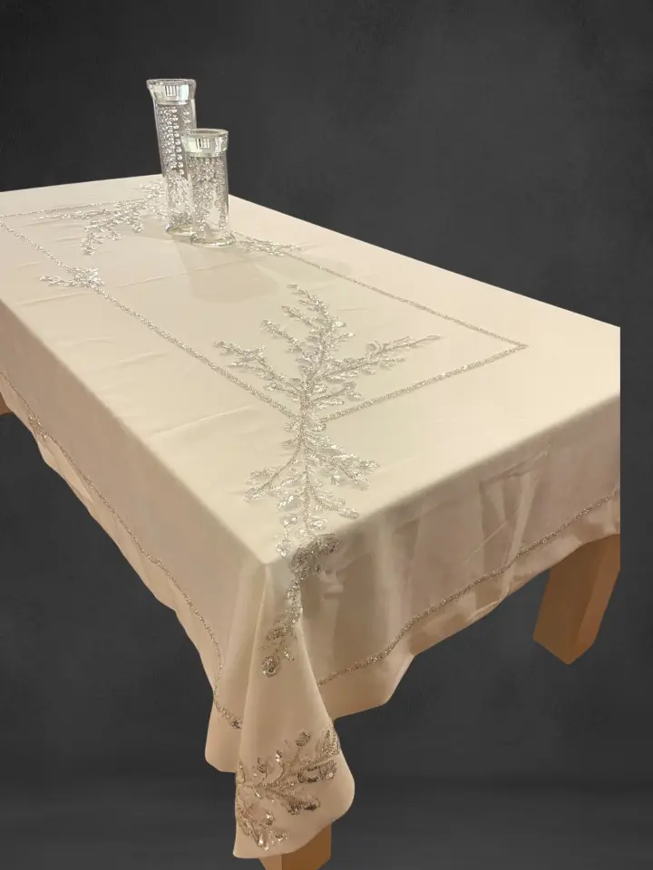 Shine Linen Tablecloth