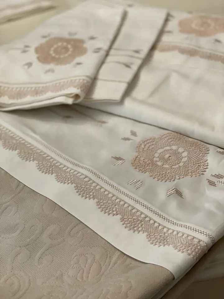 Zerda İğne Oyalı Nevresim Pike Set