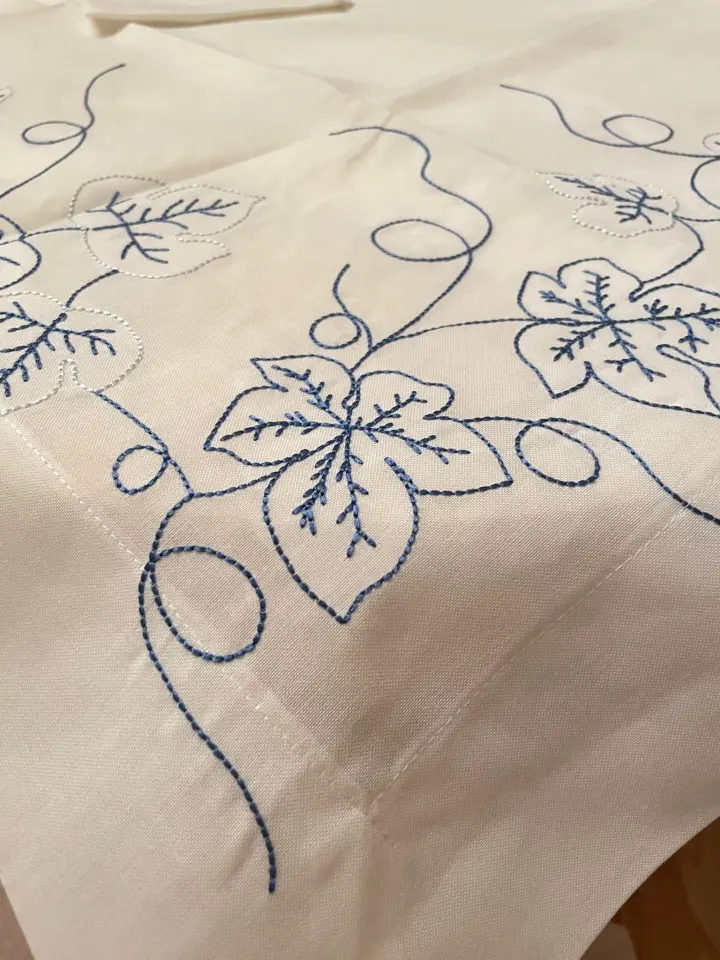 İsviçre Keteni Mavi Çay Saati Seti