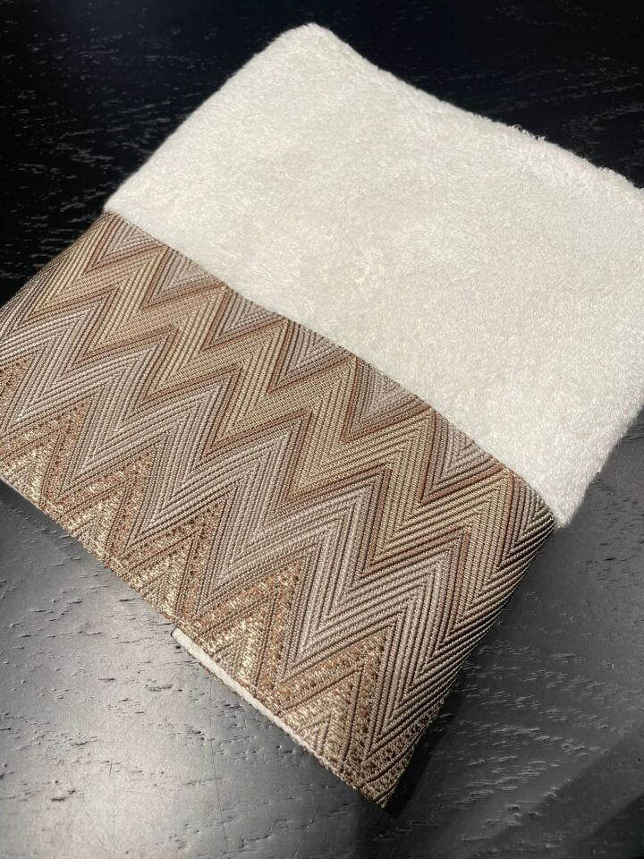 Cappucino Zigzag Model Havlu Seti