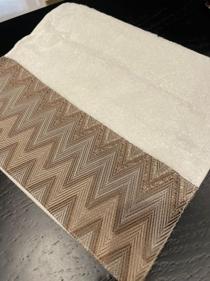 Cappucino Zigzag Model Havlu Seti