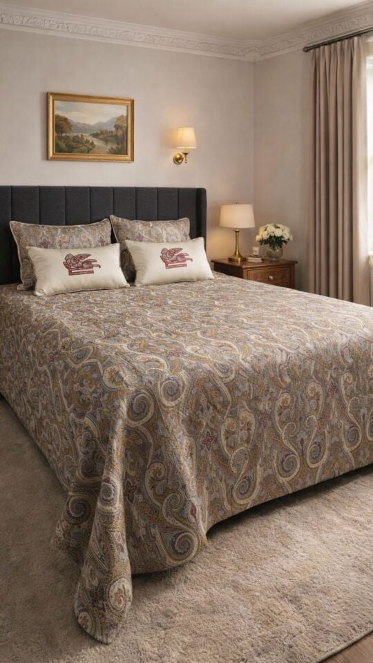 Etro Desen Yatak Örtüsü